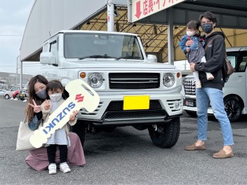 袖ヶ浦市にお住いのM様にジムニーEuro-Rをご納車いたしました。